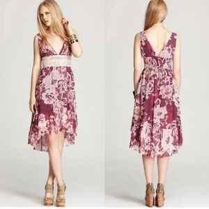 Free People Lovely Garden Floral Dress‎ Size 4